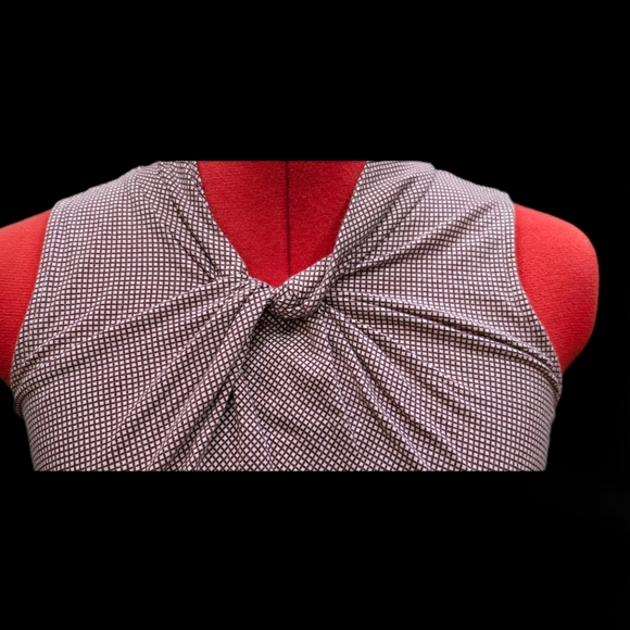 Old Navy, Size XS, Red Gingham Sleeveless Top - Picture 5 of 15